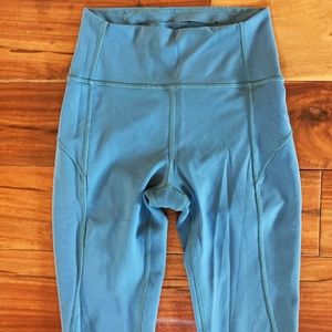 Lululemon 25” yoga legging pant luxtreme blue 2